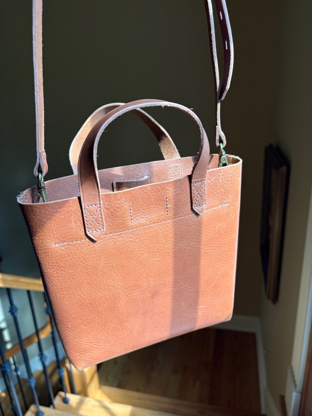 Madewell Leather The Small Transport Crossbody - Picture 9 of 11